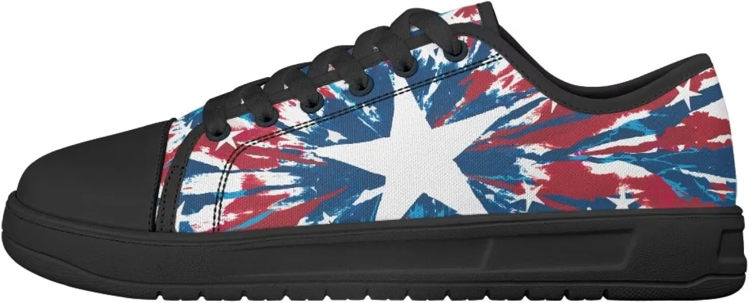 Canvas Shoes for Women Platform Sneakers Slip on Lace-up Walking Flats Outdoor Lightweight Tennis Shoe