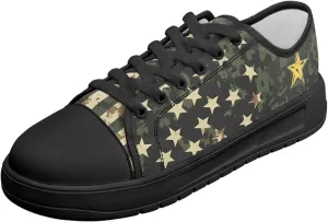 Canvas Shoes for Women Platform Sneakers Slip on Lace-up Walking Flats Outdoor Lightweight Tennis Shoe