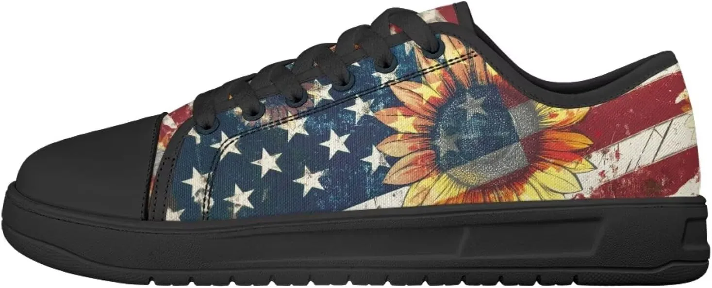 Canvas Shoes for Women Platform Sneakers Slip on Lace-up Walking Flats Outdoor Lightweight Tennis Shoe