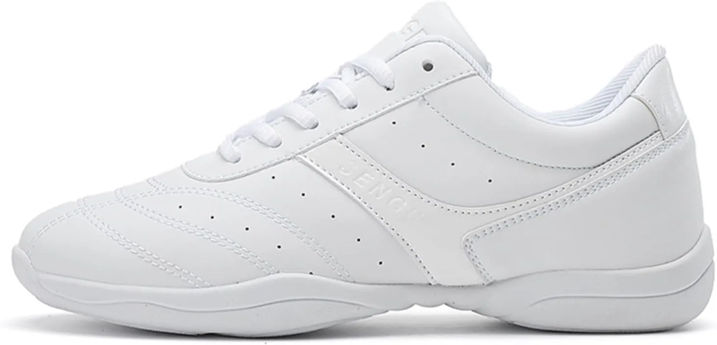 Cheer Shoes Women Dancing Sneakers Training Competition Comfortable Girls Cheerleading Tumbling Exercise Aerobic Fitness Kids Youth Adults