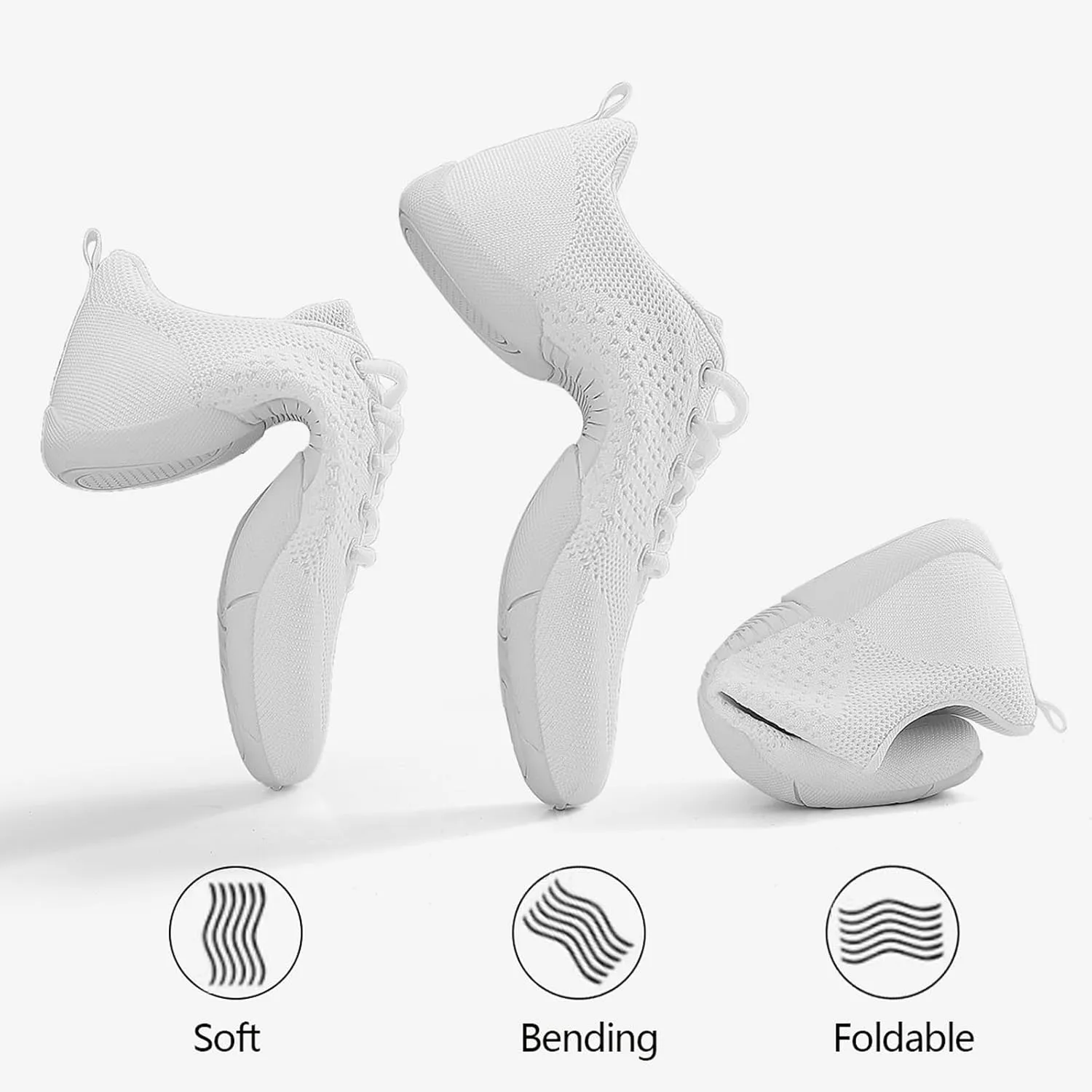 Cheerleading Shoes Girls Dance Cheer Sneakers Women Tumbling Exercise Aerobic Fitness Dance Training