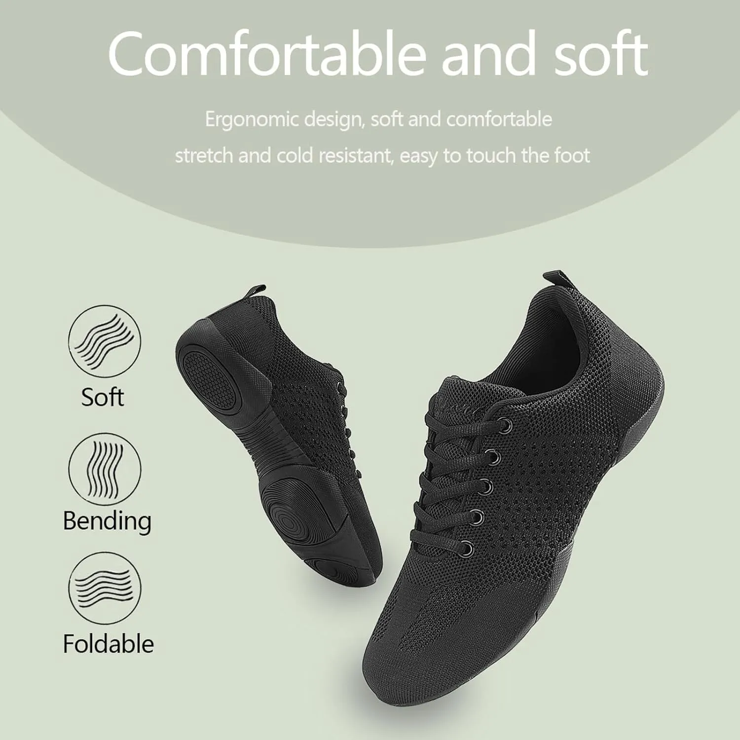 Cheerleading Shoes Girls Dance Cheer Sneakers Women Tumbling Exercise Aerobic Fitness Dance Training