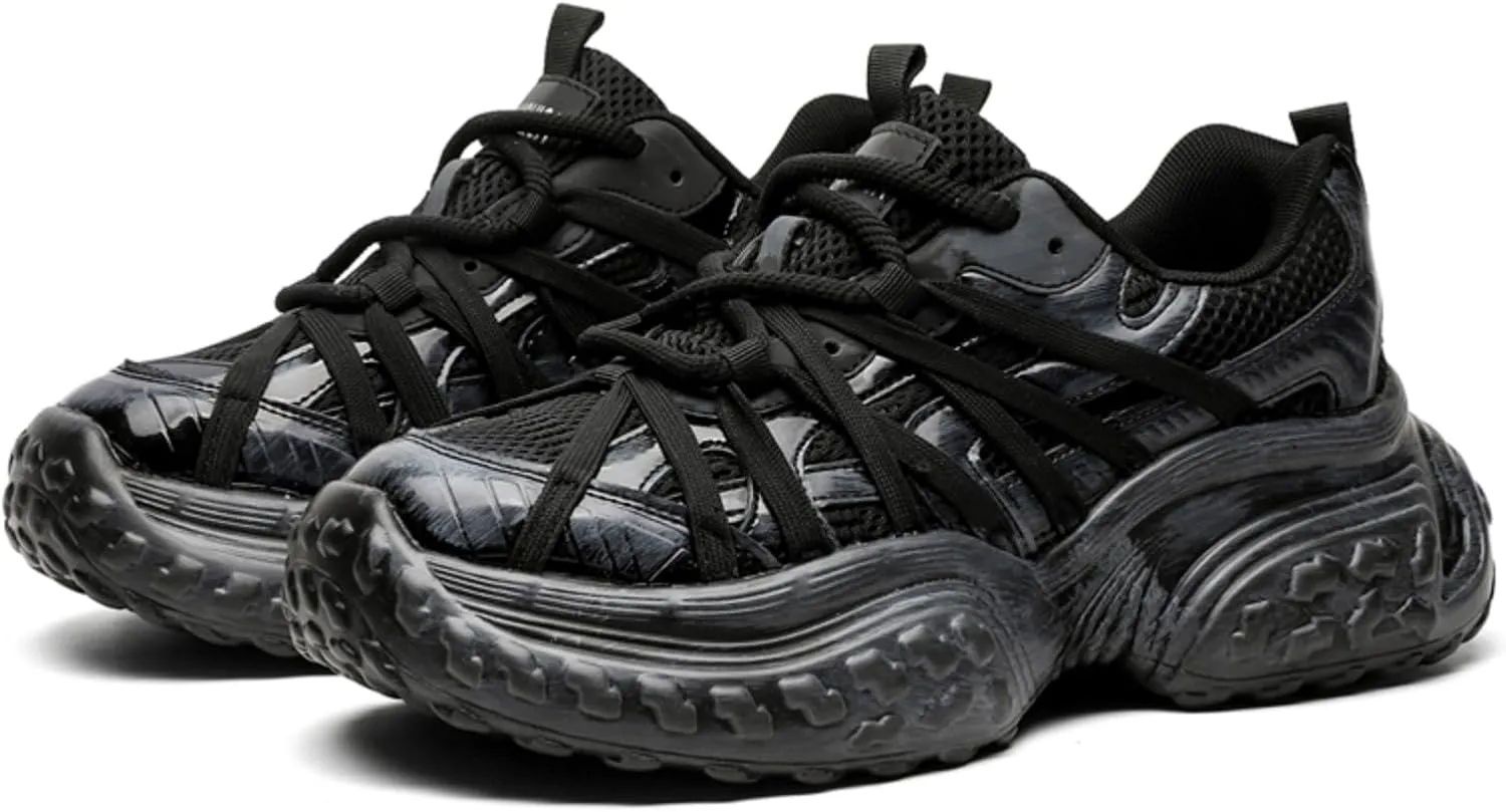 Chunky Sneakers for Couples, Fashion Platform Sneakers Dad Shoes for Men and Women, Casual Lace - up Walking Shoes, for Your Partner