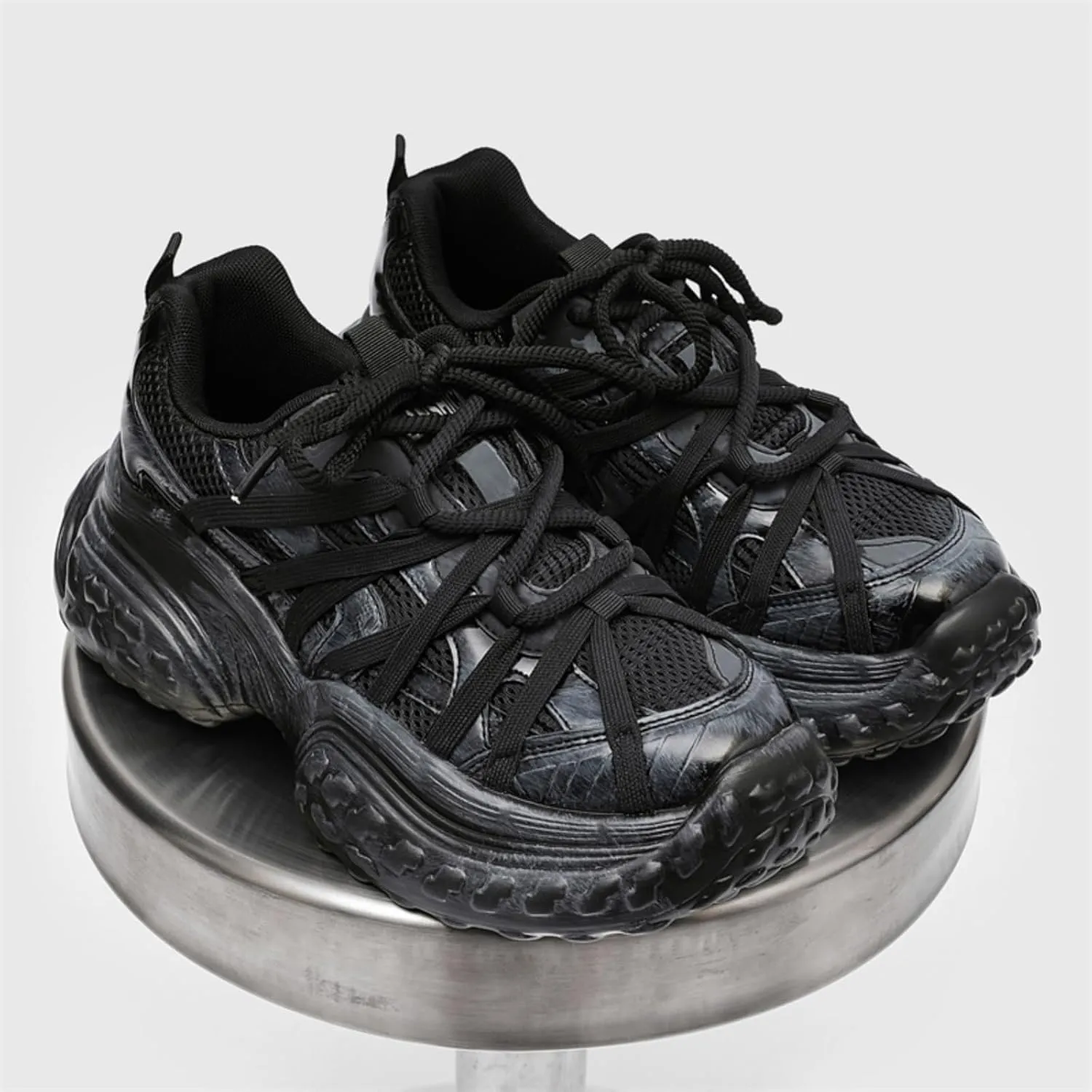 Chunky Sneakers for Couples, Fashion Platform Sneakers Dad Shoes for Men and Women, Casual Lace - up Walking Shoes, for Your Partner