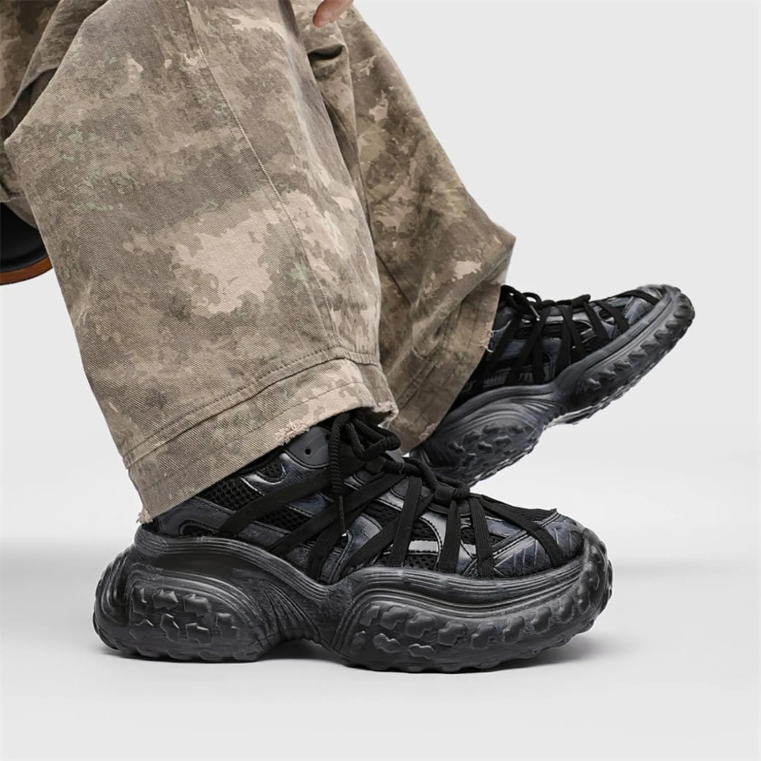 Chunky Sneakers for Couples, Fashion Platform Sneakers Dad Shoes for Men and Women, Casual Lace - up Walking Shoes, for Your Partner