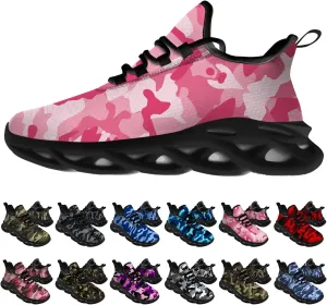 Ciadoon American Flag Shoes for Men Women Running Lightweight Sport Walking Tennis Sneakers 4th of July Shoes Gifts for Him Her