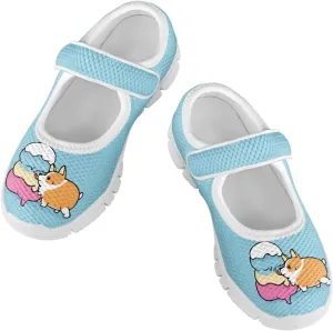 Coloranimal Mary Jane Shoes for Girls Princess Shoes Ballet Flats Girls Dress Shoes Single Buckle Uniform Shoes Casual Mary Jane Flats