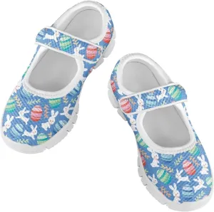 Coloranimal Mary Jane Shoes for Girls Princess Shoes Casual Dance Shoes School Uniform Shoes Easter Theme Mary Jane Flats