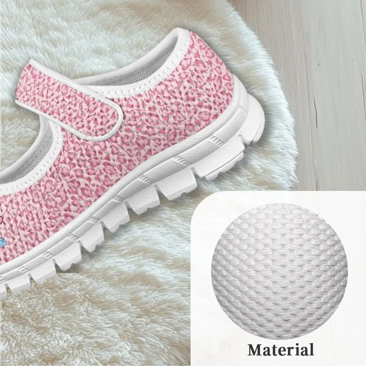 Coloranimal Mary Jane Shoes Girls' Flats Dance Shoes Adjustable Princess Shoes with Hook and Loops School Uniform Shoes for Girls