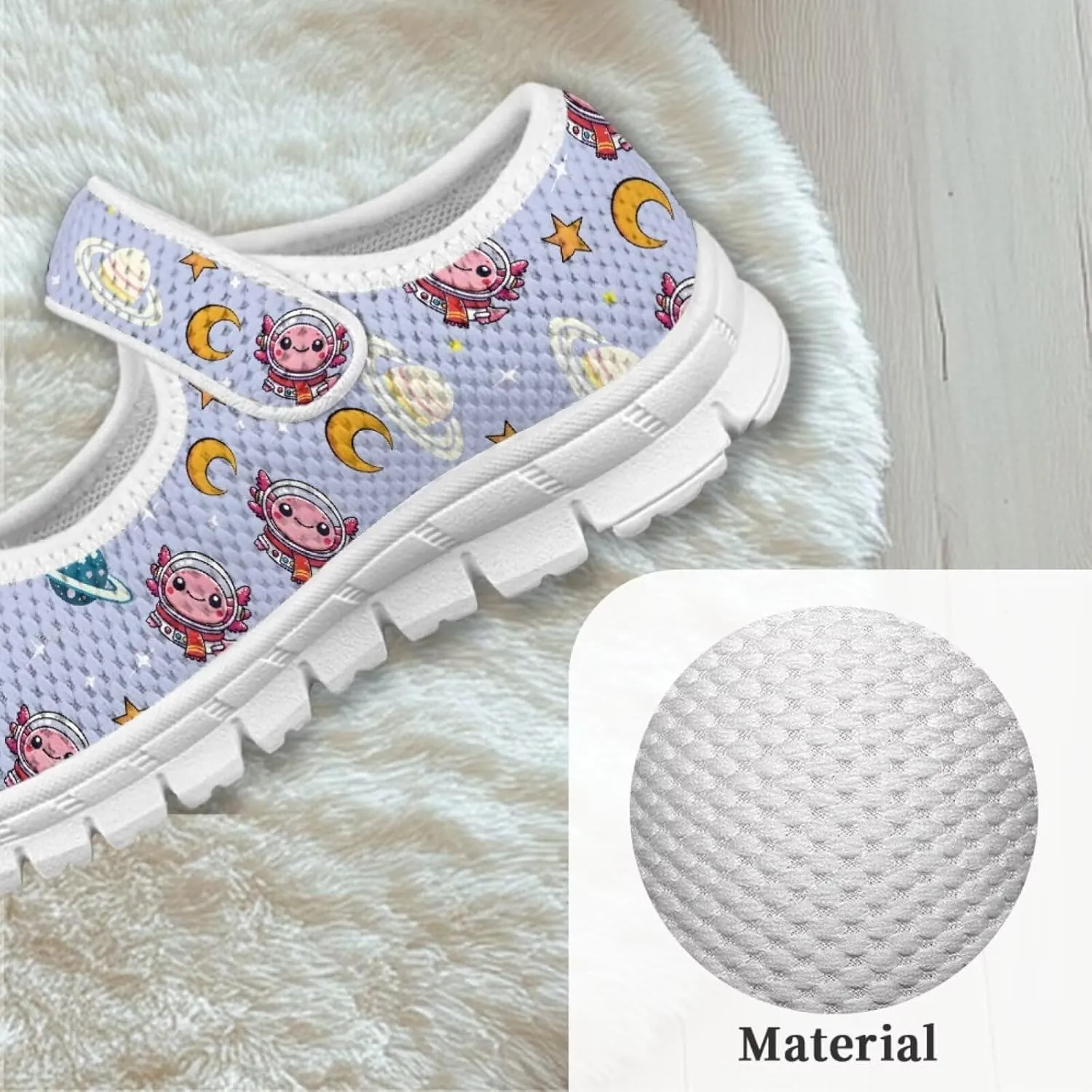 Coloranimal Mary Jane Shoes Girls' Flats Dance Shoes Adjustable Princess Shoes with Hook and Loops School Uniform Shoes for Girls