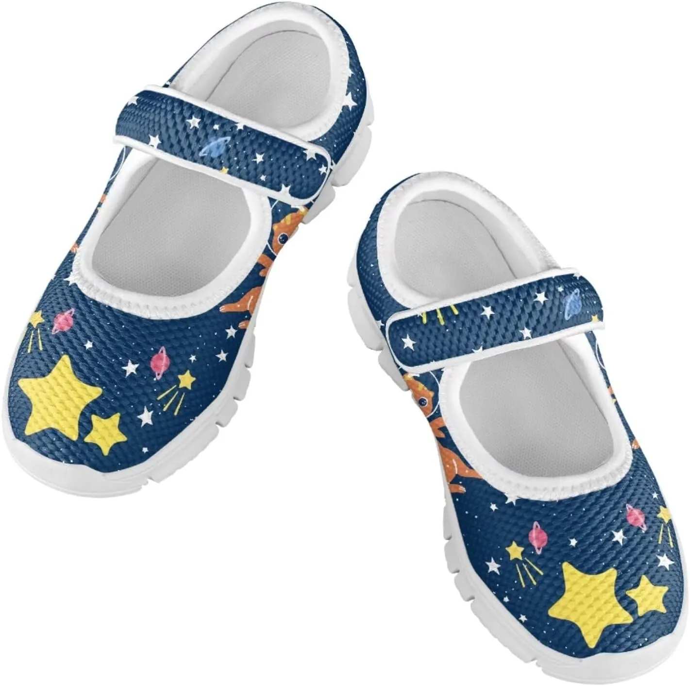 Coloranimal Mary Jane Shoes Girls' Flats Uniform Shoes for Girls Dress Shoes Princess Shoes Ballet Flats Buckle Strap Back to School Footwear