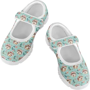Coloranimal Mary Jane Shoes Girls' Flats Uniform Shoes for Girls Dress Shoes Princess Shoes Ballet Flats Buckle Strap Back to School Footwear