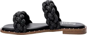 Corkys Footwear Don't Get It Twisted Women's Flat Rhinestone Summer Sandals