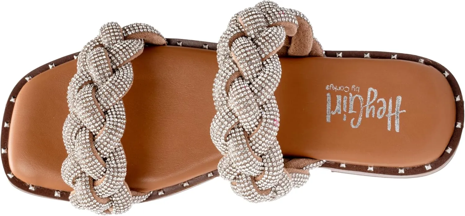 Corkys Footwear Don't Get It Twisted Women's Flat Rhinestone Summer Sandals