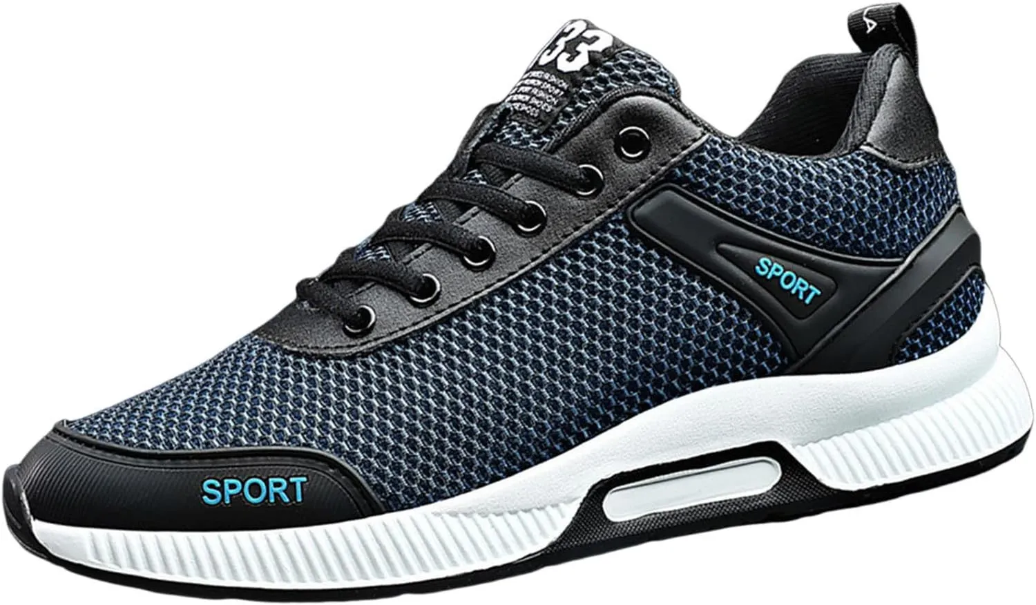 Couple Men's Elevator Shoes Men's Casual Mesh Trainers Lightweight Breathable Lace Up Sports Mens Sneaker Socks Low Cut