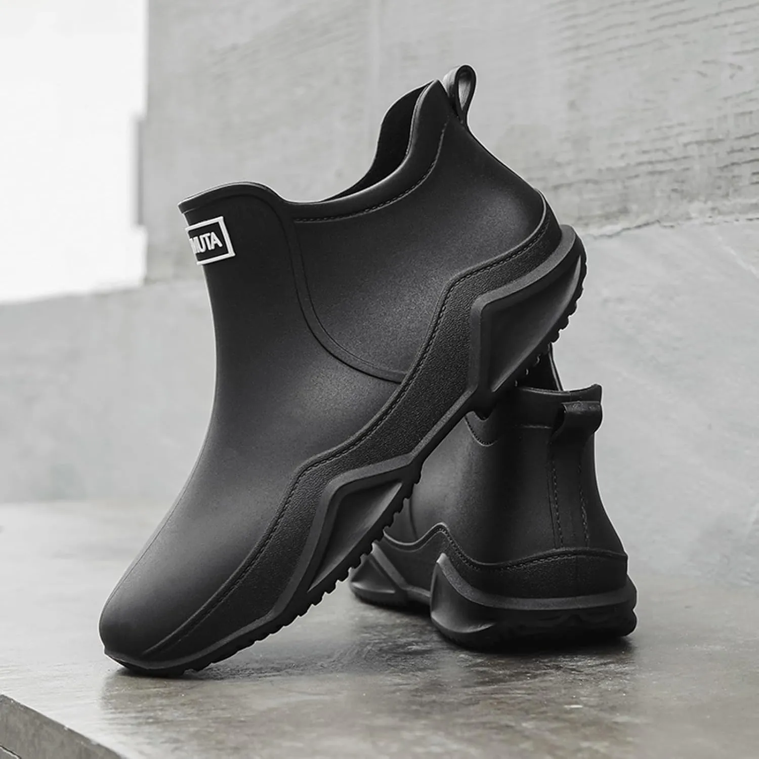 Couple Rain Shoes Outside Wear Versatile Water Shoes Thick Bottom Comfortable Non Slip Womens Original Short Rain Boot