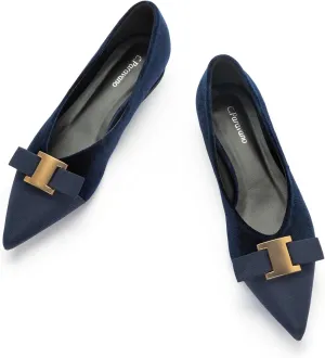 C.Paravano Women’s Flats I Flat for Women Leather I Pointed Toe Flats I Ballet Flats for Women I Slip on Dressy Flats