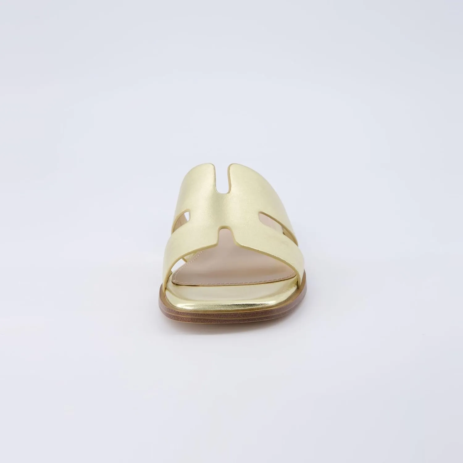 CUSHIONAIRE Voyage Cutout Strap Slides for Women, Slip On Summer Flats, Trendy Footwear, Comfortable Vacation Style Sandals for Women 2025
