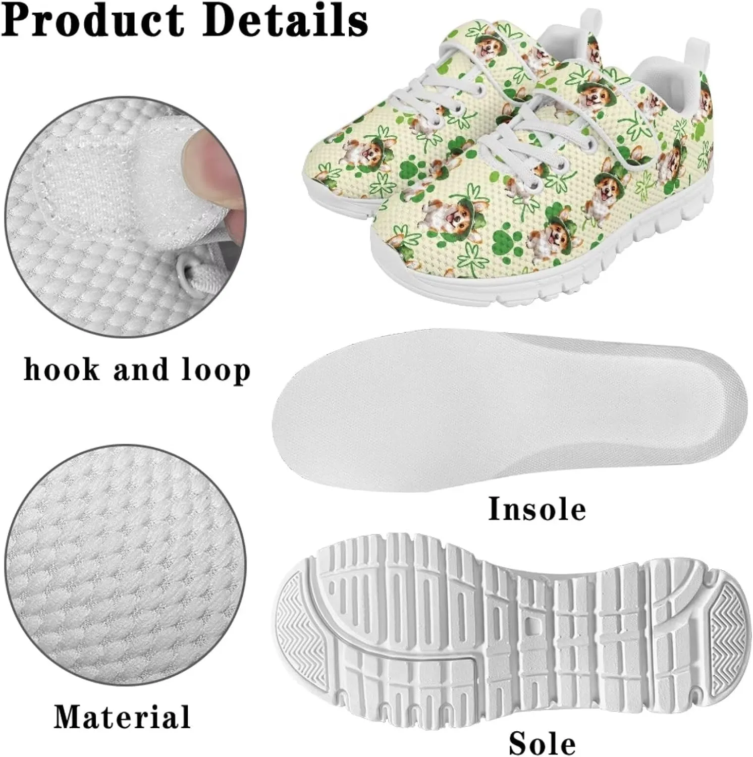 Cute Axolotl Athletic Sneaker for Girls Boys Hiking Shoes Non Slip Tennis Fitness Walking Sneakers