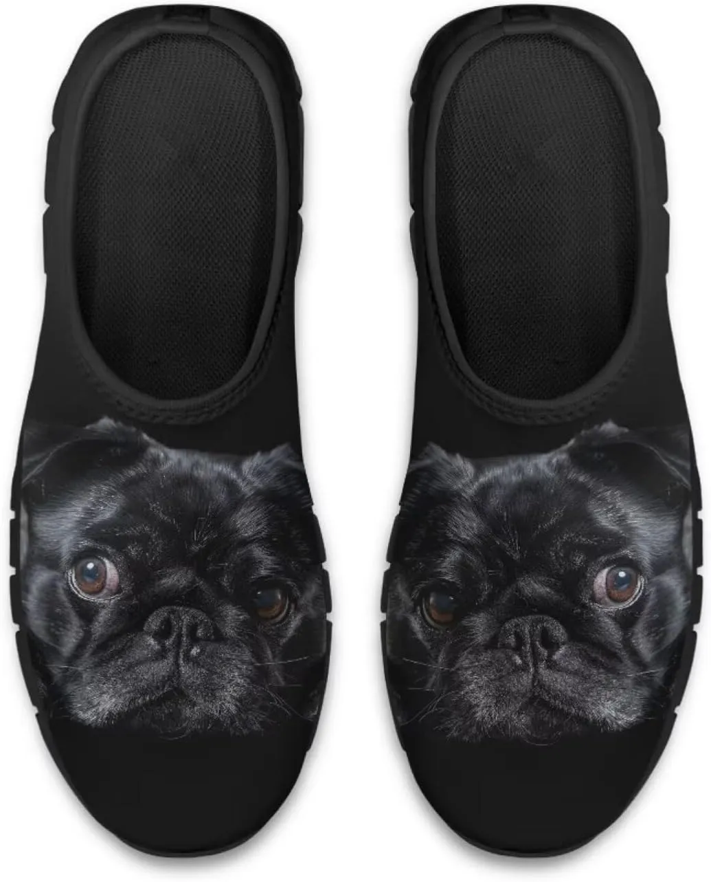 Dog Print Slip on Loafers for Women Anti-Skid Running Sneakers No Laces Breathable Sport Shoes