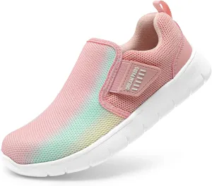 DREAM PAIRS Boys Girls Shoes Kids Slip on Tennis EZ-Ons MightyMovers Running Athletic Barefoot Zero Drop Sports Sneakers