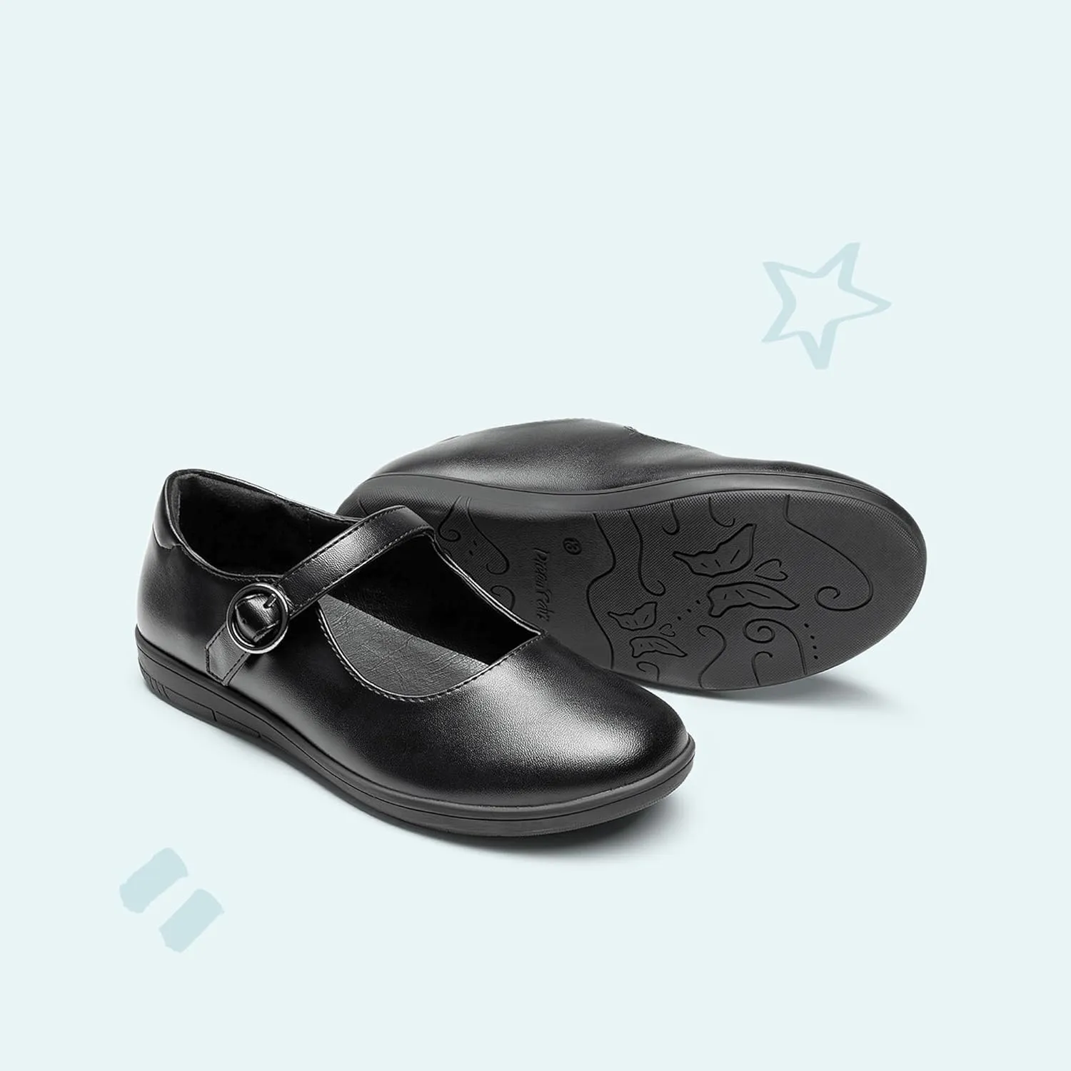 DREAM PAIRS Girls Mary Jane Flats School Uniform Dress Shoes