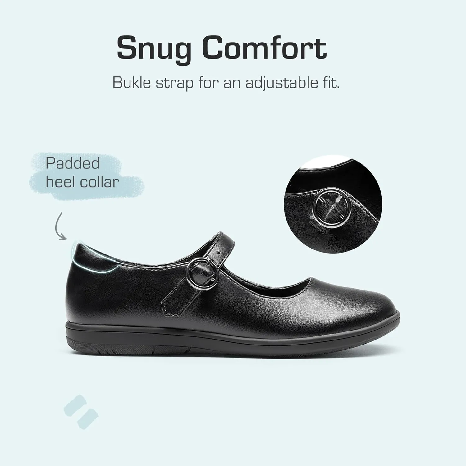 DREAM PAIRS Girls Mary Jane Flats School Uniform Dress Shoes