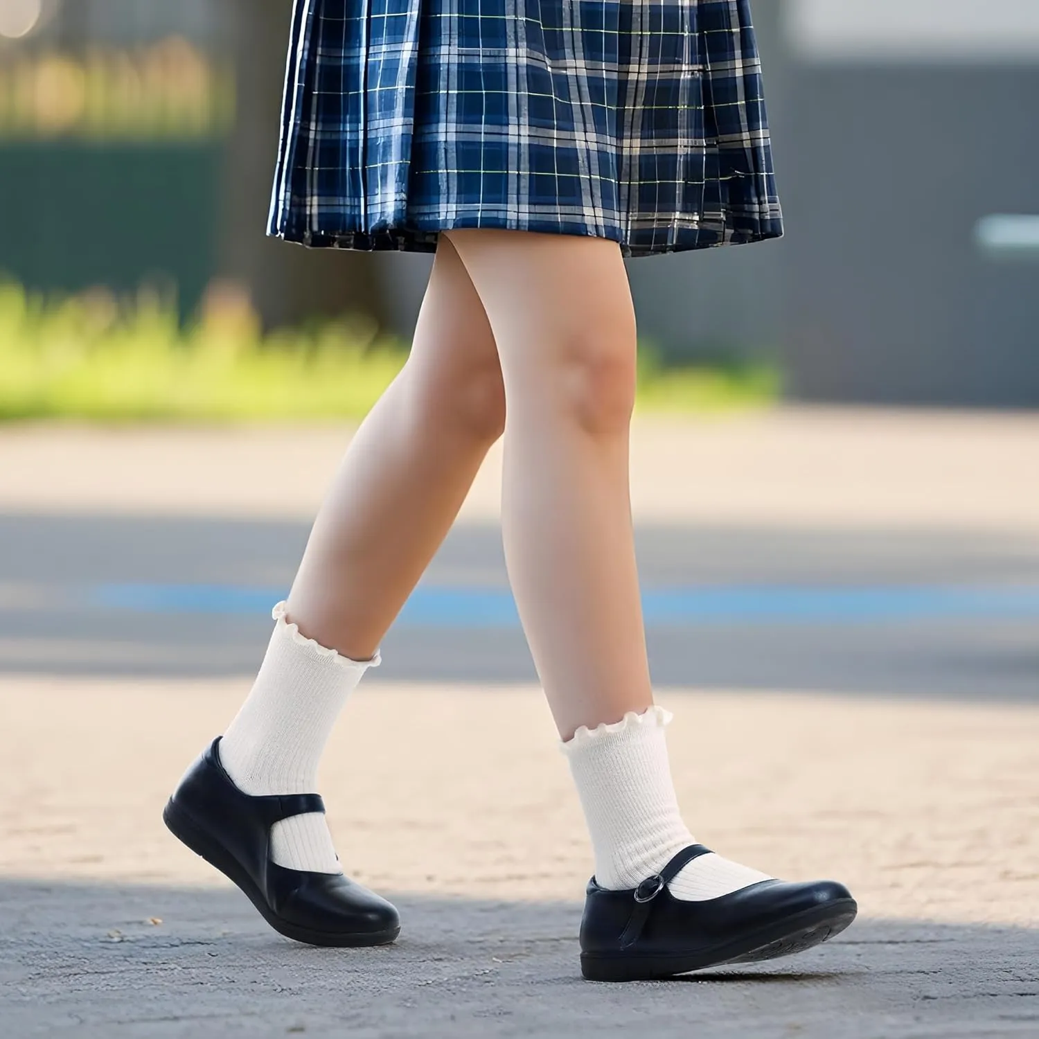 DREAM PAIRS Girls Mary Jane Flats School Uniform Dress Shoes