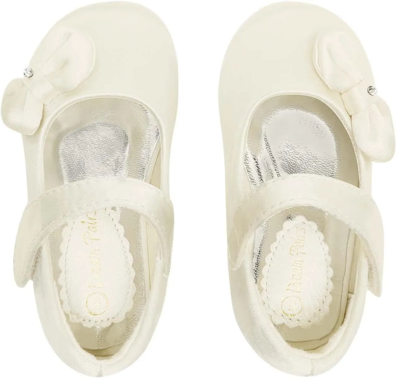 DREAM PAIRS Toddler Dress Shoes Mary Jane Flats for Girls Side Bow Ballerina Shoes