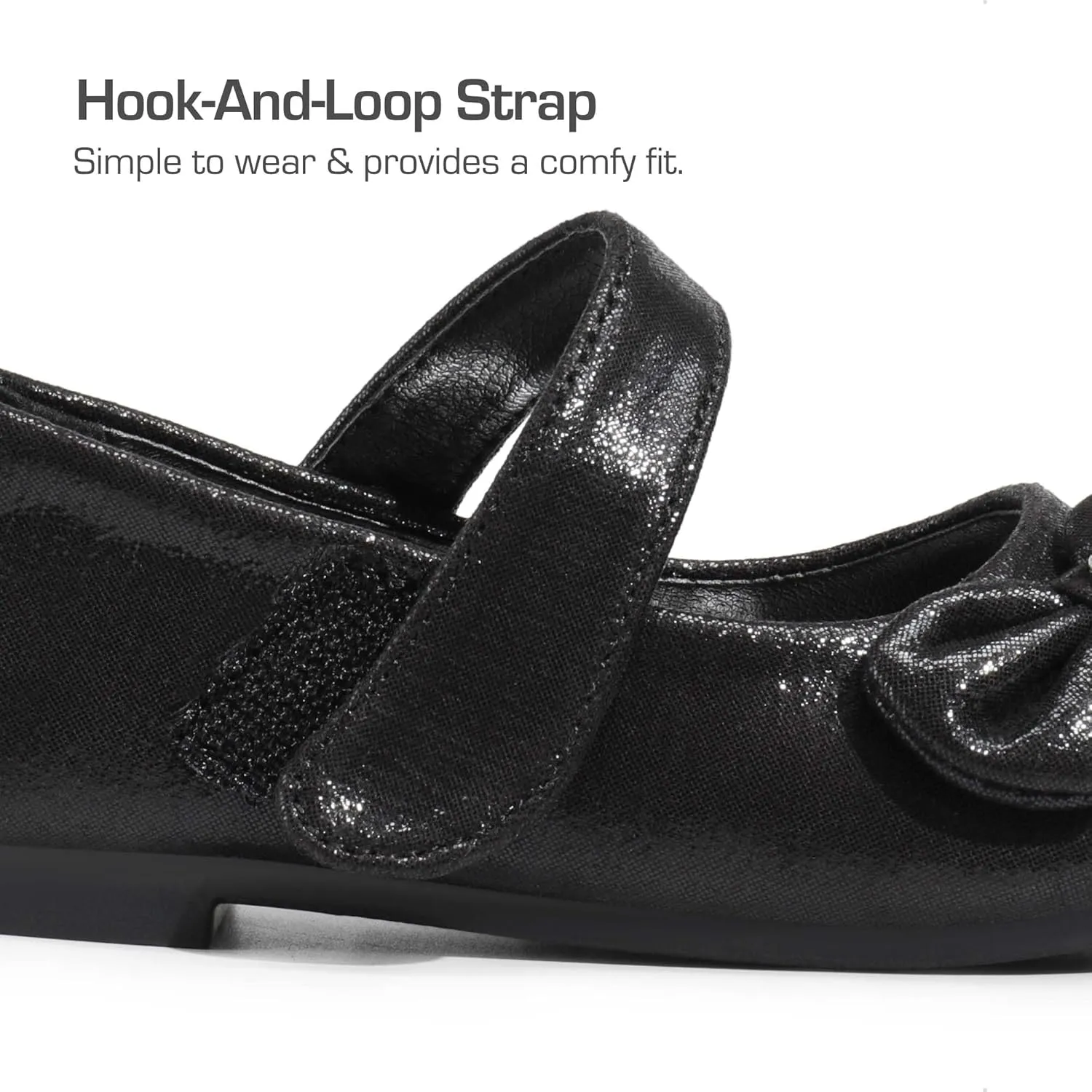 DREAM PAIRS Toddler Girls Dress Shoes Mary Jane Flats, Girls School Uniform Flats Bow Ballerina Shoes