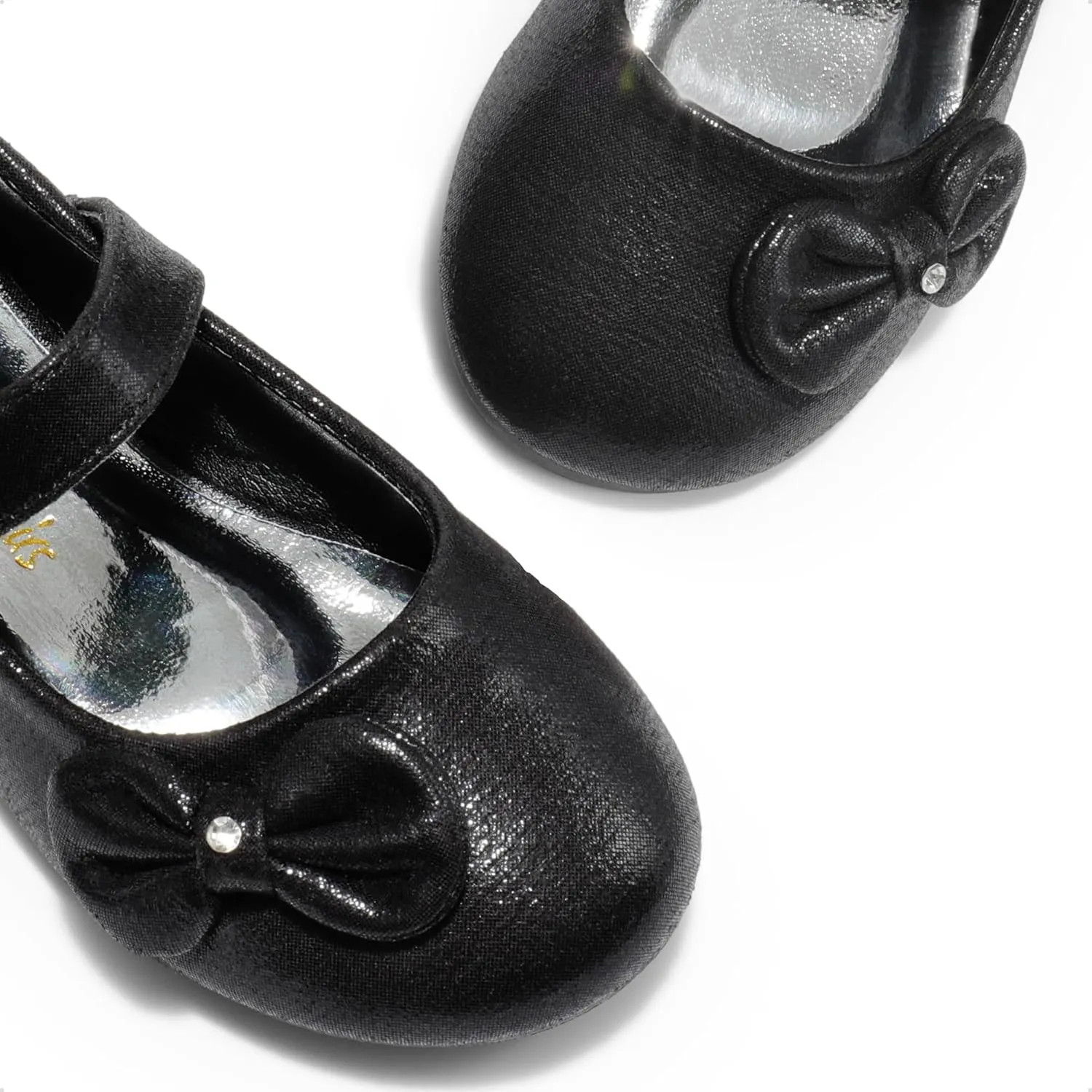 DREAM PAIRS Toddler Girls Dress Shoes Mary Jane Flats, Girls School Uniform Flats Bow Ballerina Shoes