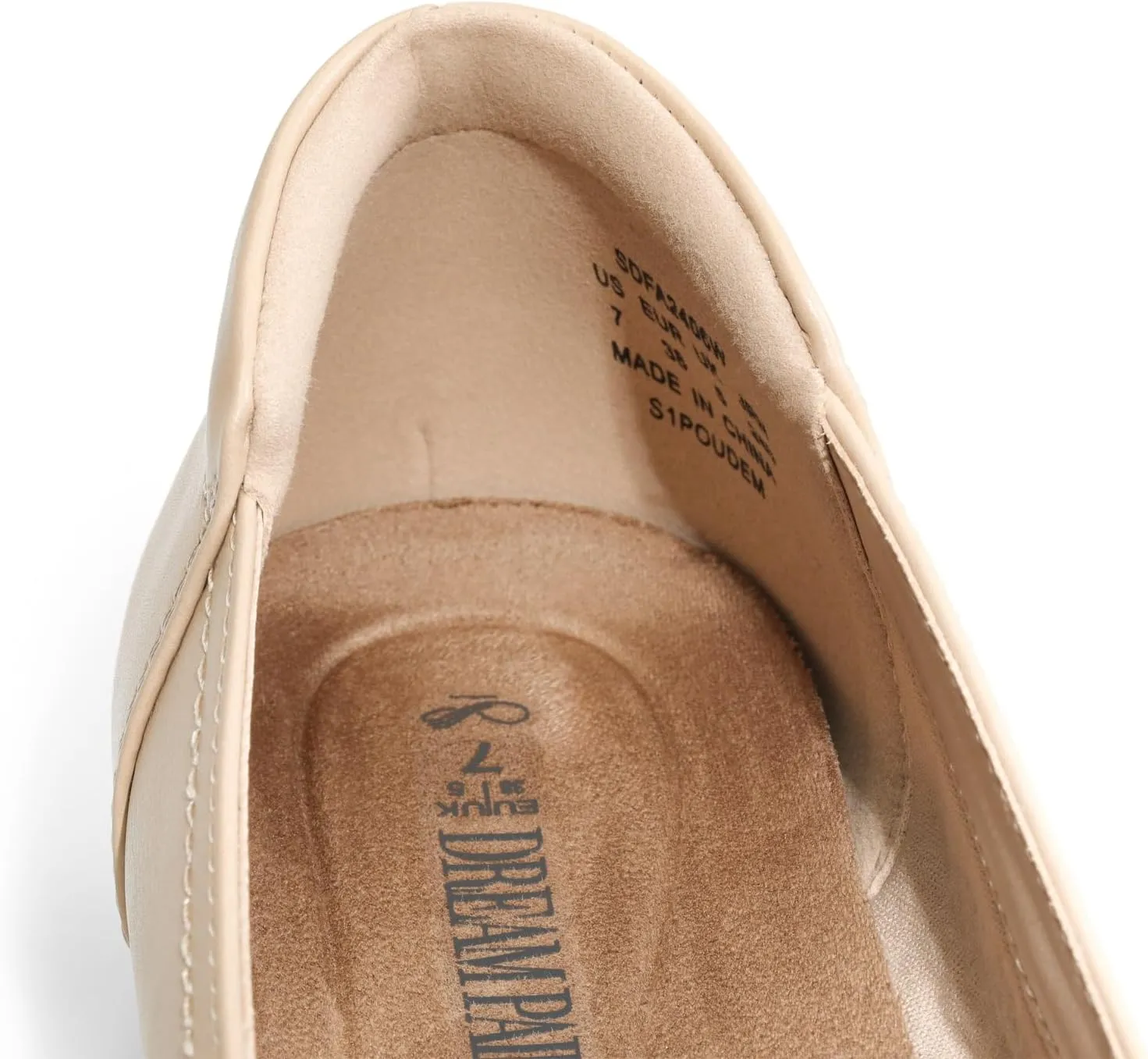 DREAM PAIRS Women's Sdfa2406w Ballet Flats