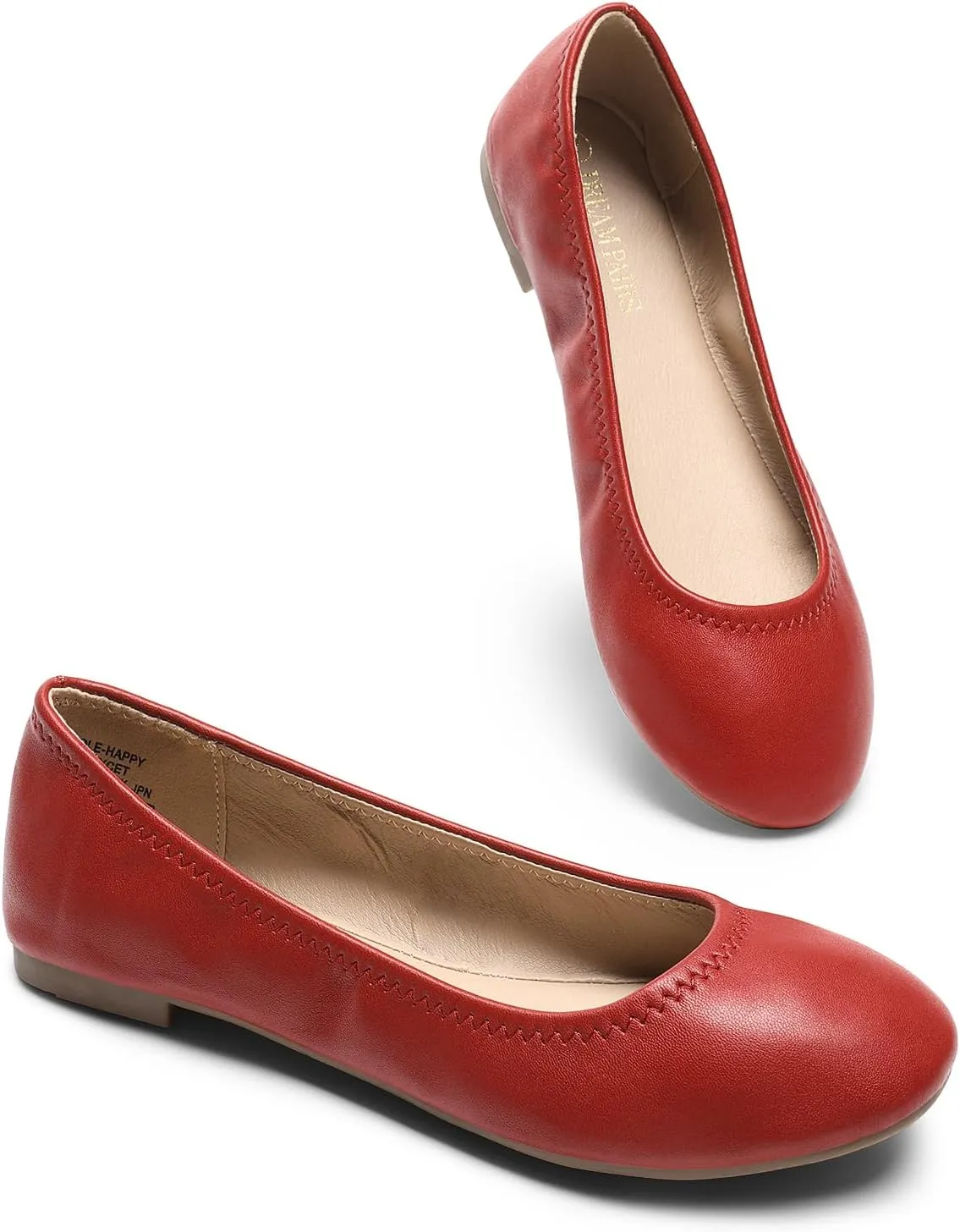DREAM PAIRS Women's Sole-Happy Ballerina Walking Flats Shoes