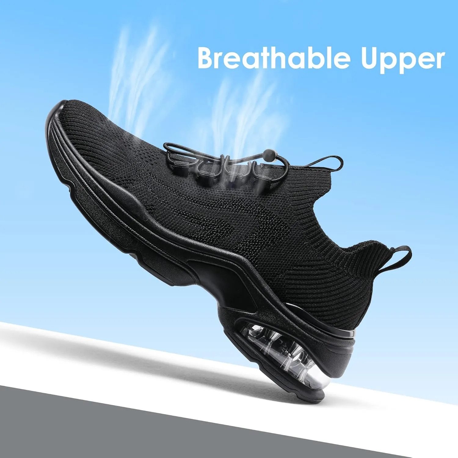 DREAM PAIRS Women's Walking Sneakers, Slip-on Air Cushion Nori Slip Resistant Tennis Casual Gym Workout Chas Nurse Restaurant Work Shoes