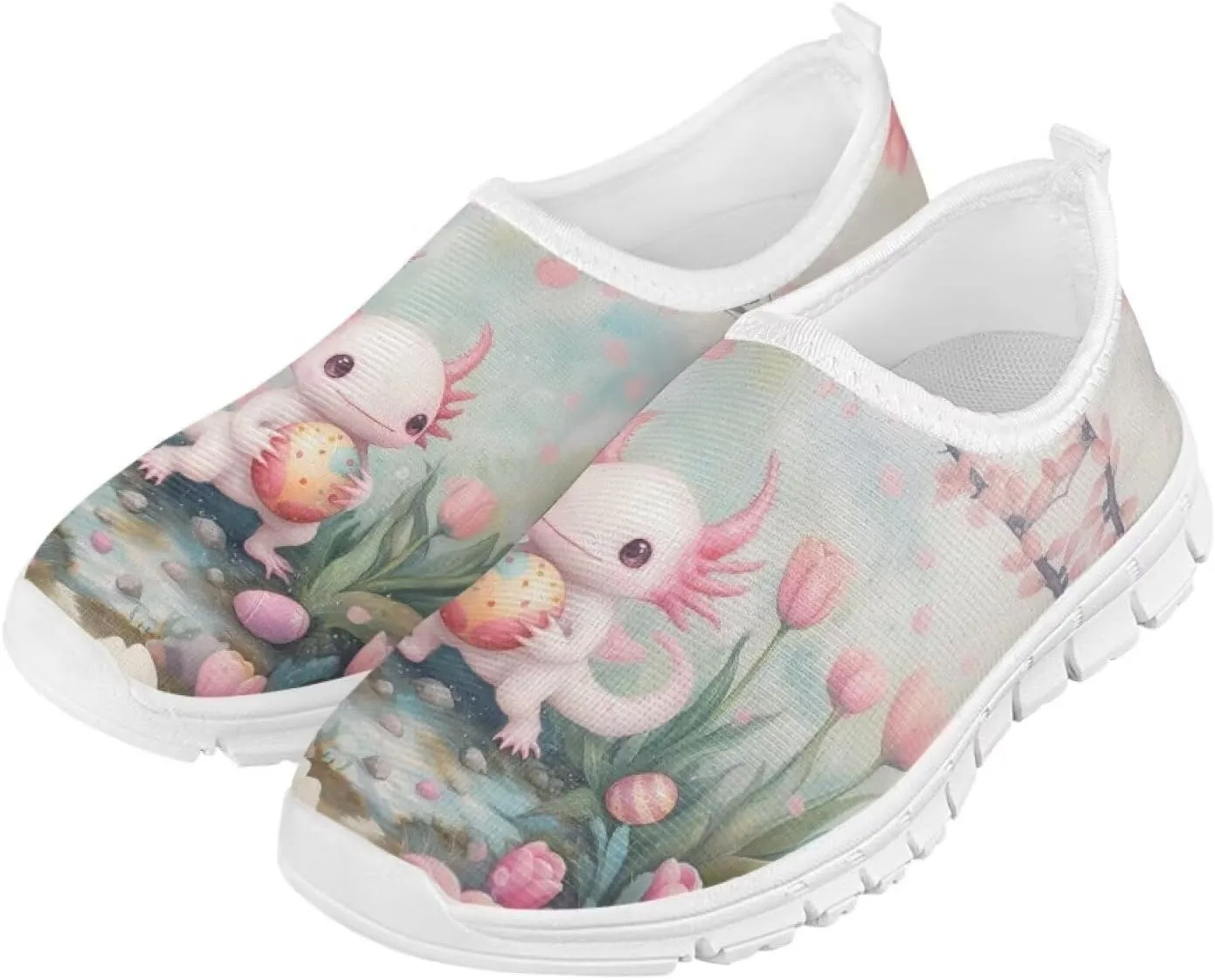 Easter Bunny Shoes for Girls Slip On Sneakers Cute Kids Gym Shoes