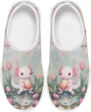 Easter Bunny Shoes for Girls Slip On Sneakers Cute Kids Gym Shoes