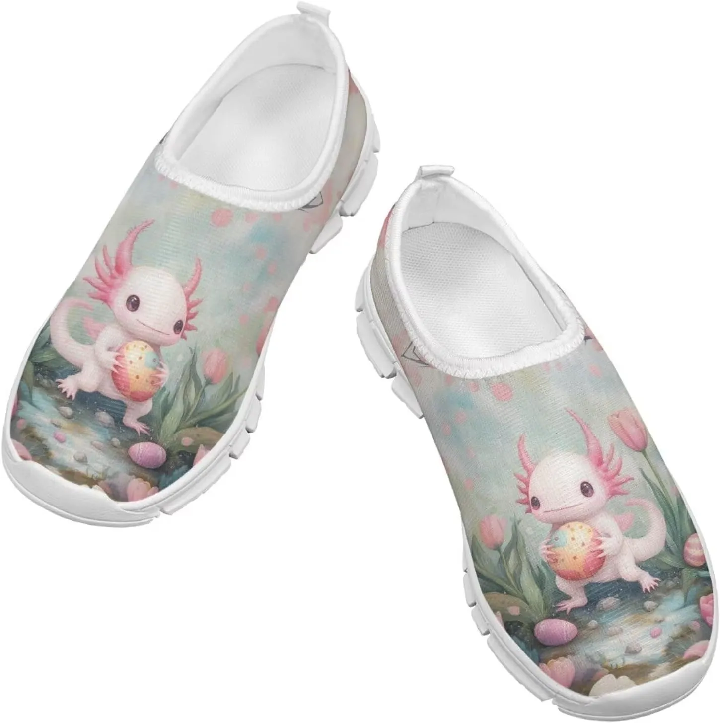 Easter Bunny Shoes for Girls Slip On Sneakers Cute Kids Gym Shoes