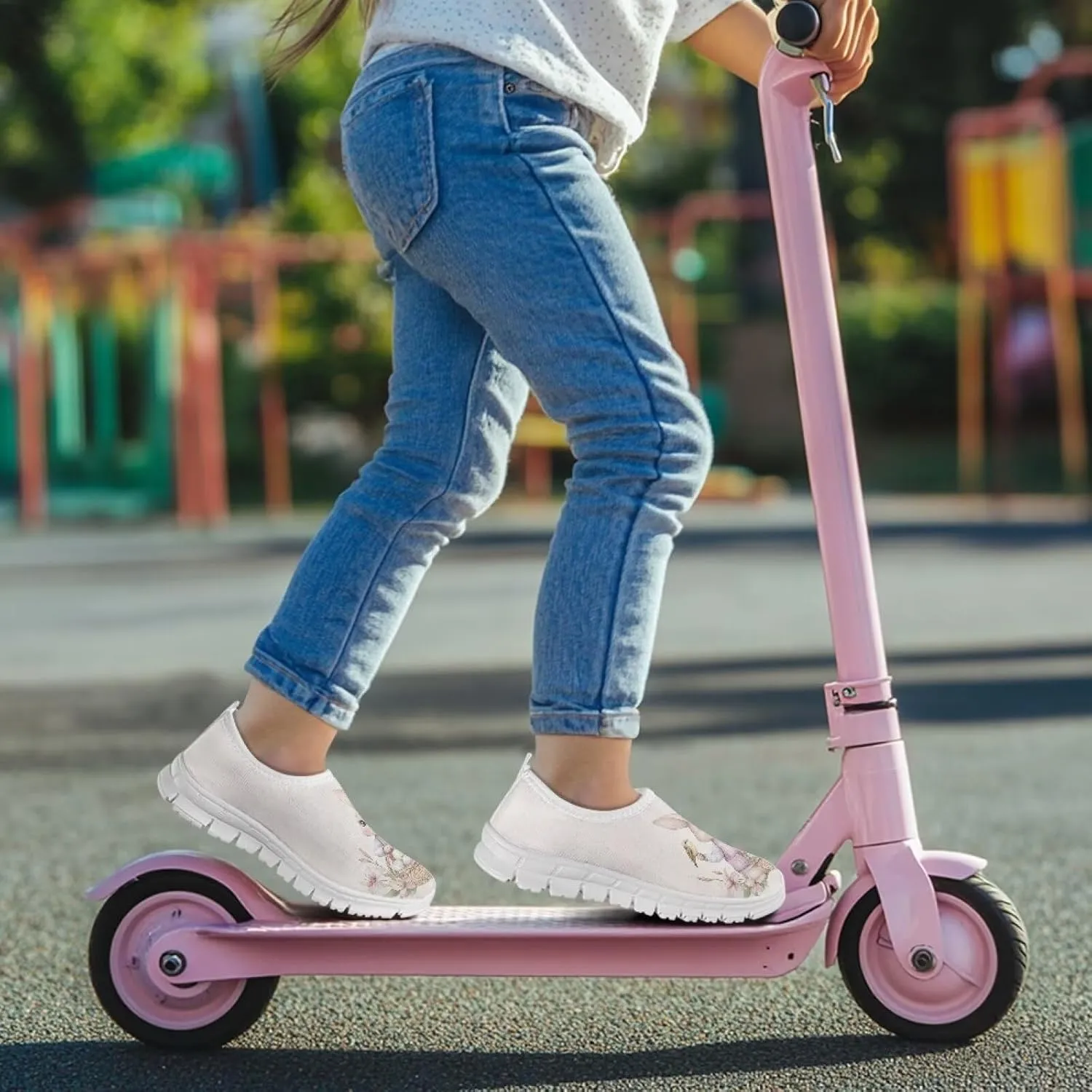 Easter Bunny Shoes for Girls Slip On Sneakers Cute Kids Gym Shoes