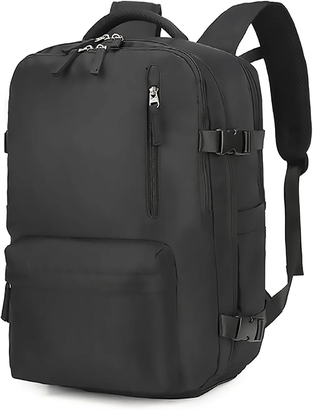 Easypacker Travel Backpack for Women Men, Easy Packer 35L Travel Bag, Expandable Waterproof with Shoe Compartment & USB Hole (Black)