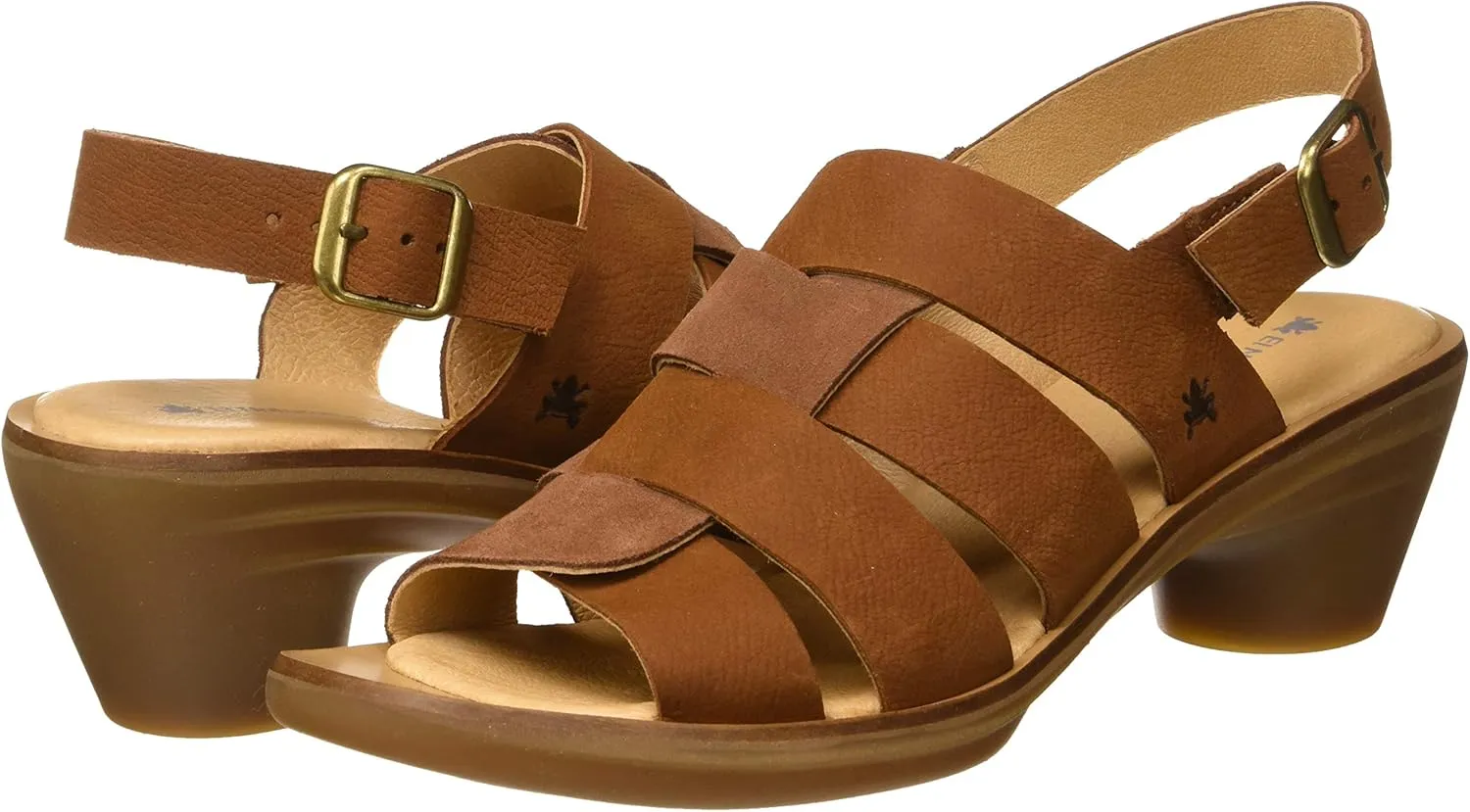 El Naturalista Women's Heels Open Toe Sandals