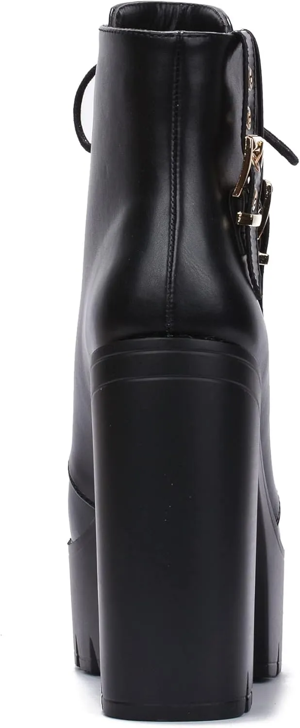 Elinda 7-Hole Lug Platform Booties (Elinda)