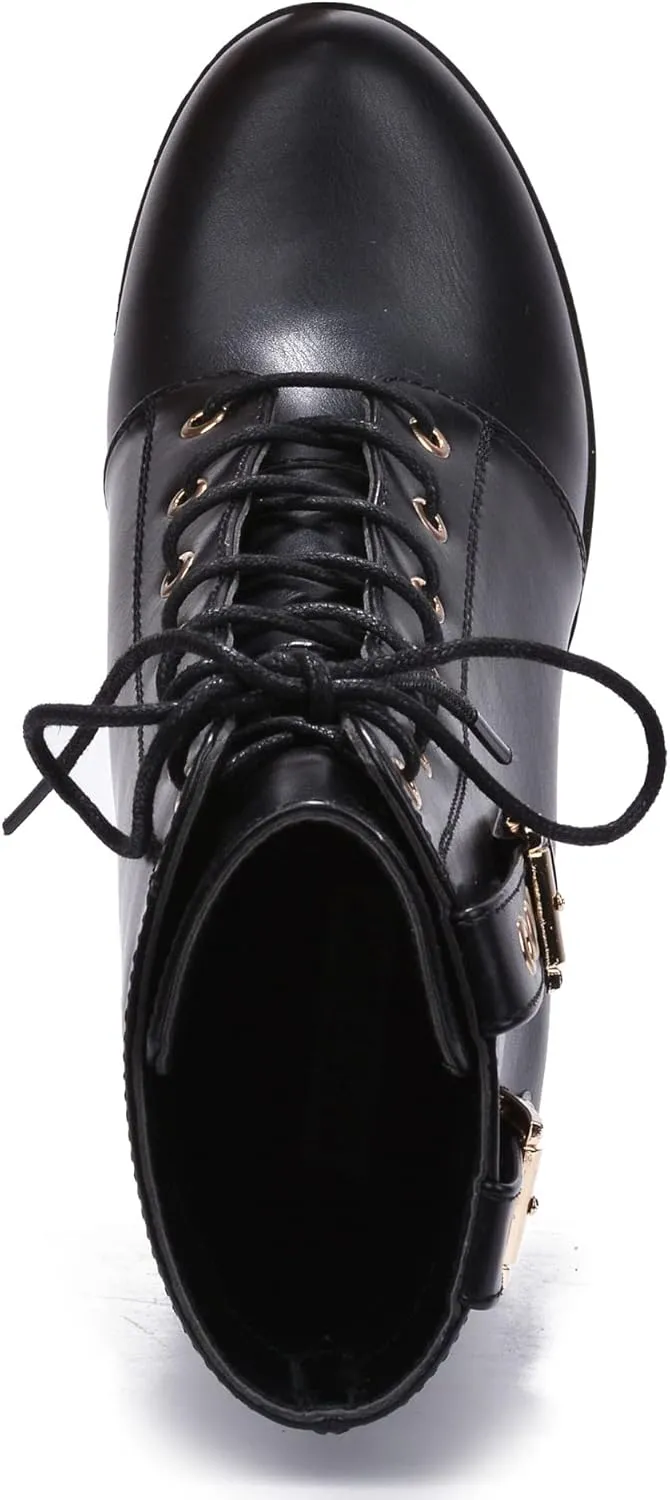 Elinda 7-Hole Lug Platform Booties (Elinda)