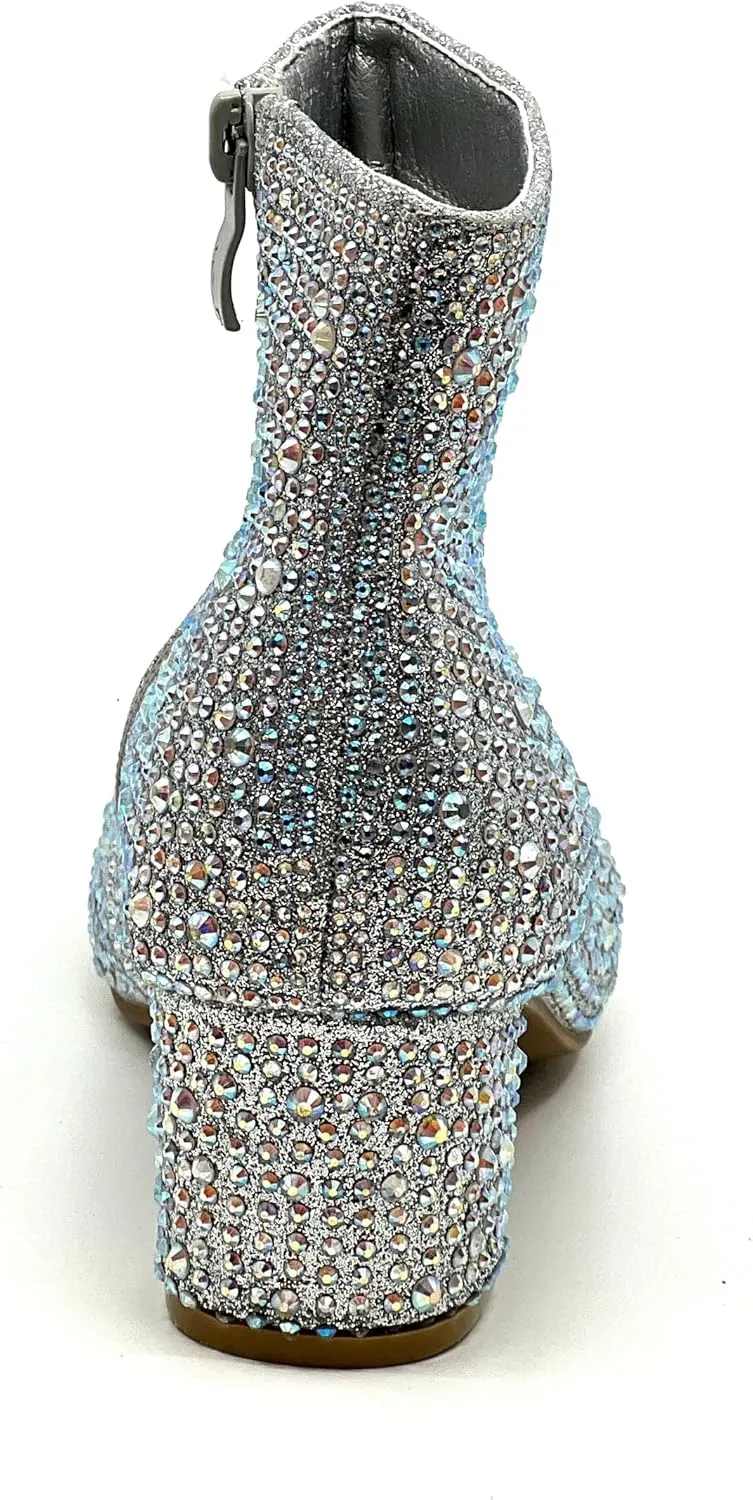 Forever Kids Rhinestone Ankle booties