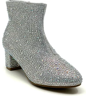 Forever Kids Rhinestone Ankle booties