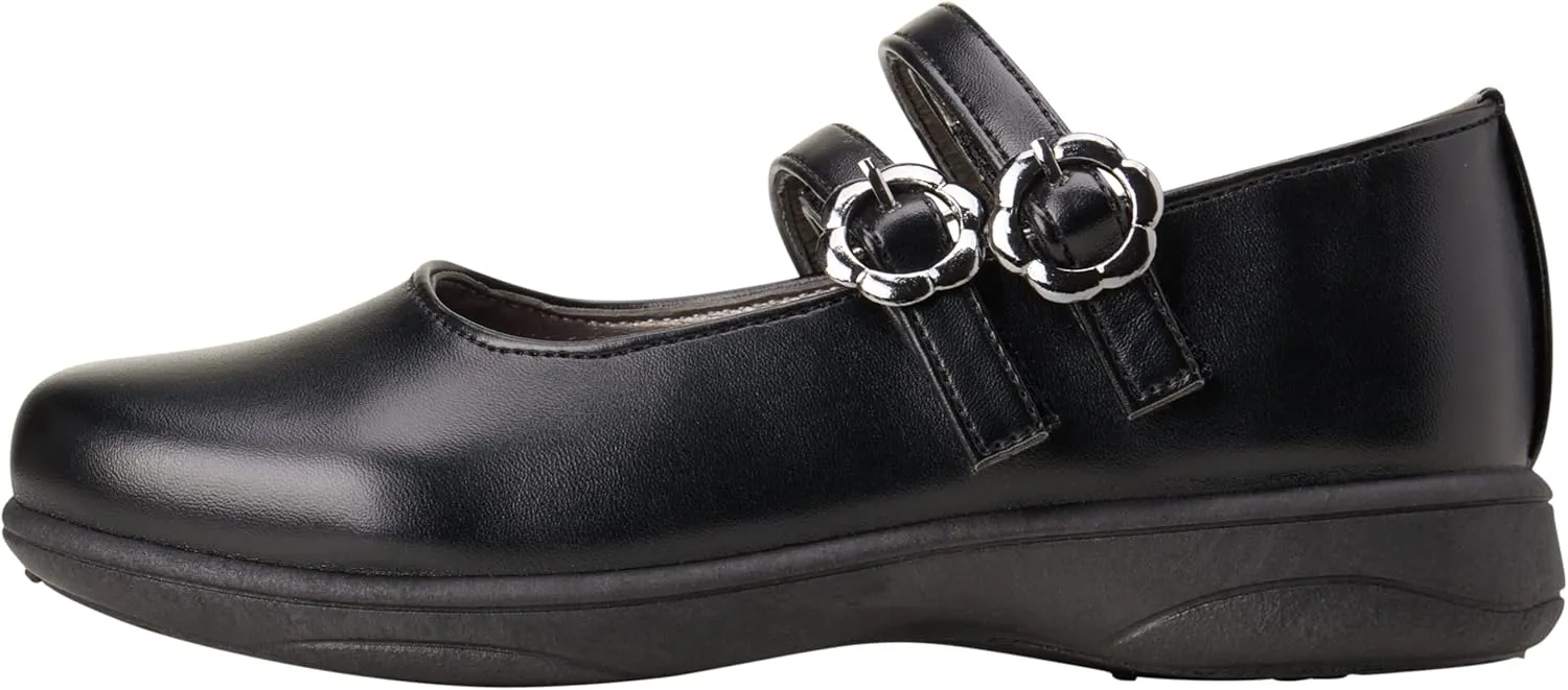 French Toast Girls' Dress Shoes - Leatherette Mary Jane School Uniform Flats (Toddler/Girl)