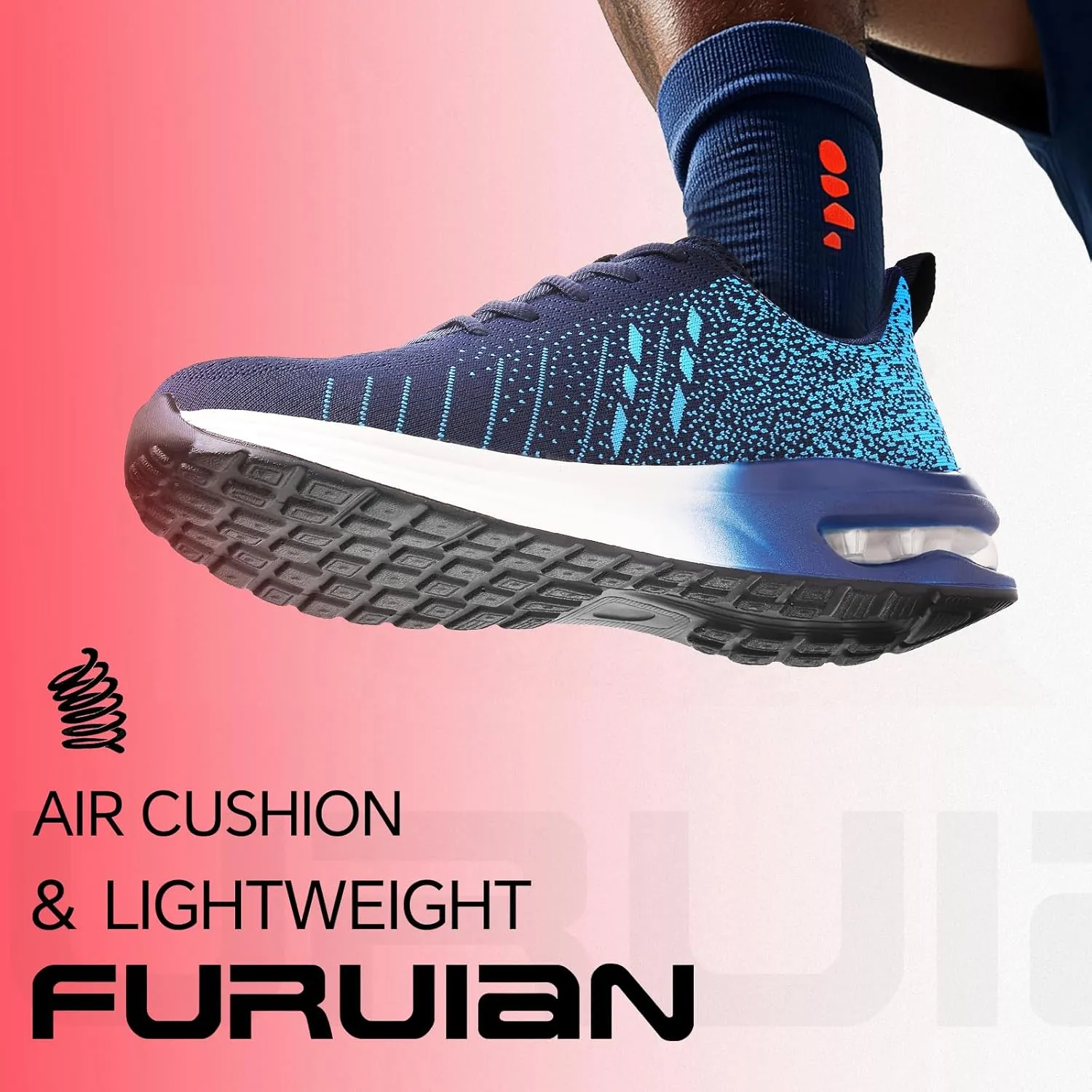 Furuian Steel Toe Shoes for Men Women with Air Cushion Safety Shoes Lightweight Composite Toe Shoes Non Slip Steel Toe Sneakers Indestructible Work Shoes