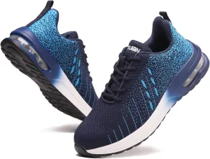 Furuian Steel Toe Shoes for Men Women with Cushion Safety Shoes Lightweight Composite Toe Non Slip Steel Toe Sneakers Indestructible Work Sneakers