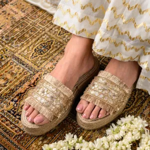 Gajra Gold Espadrilles