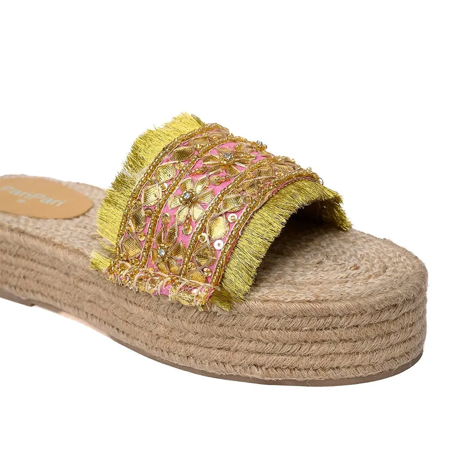 Gajra Pink Espadrilles