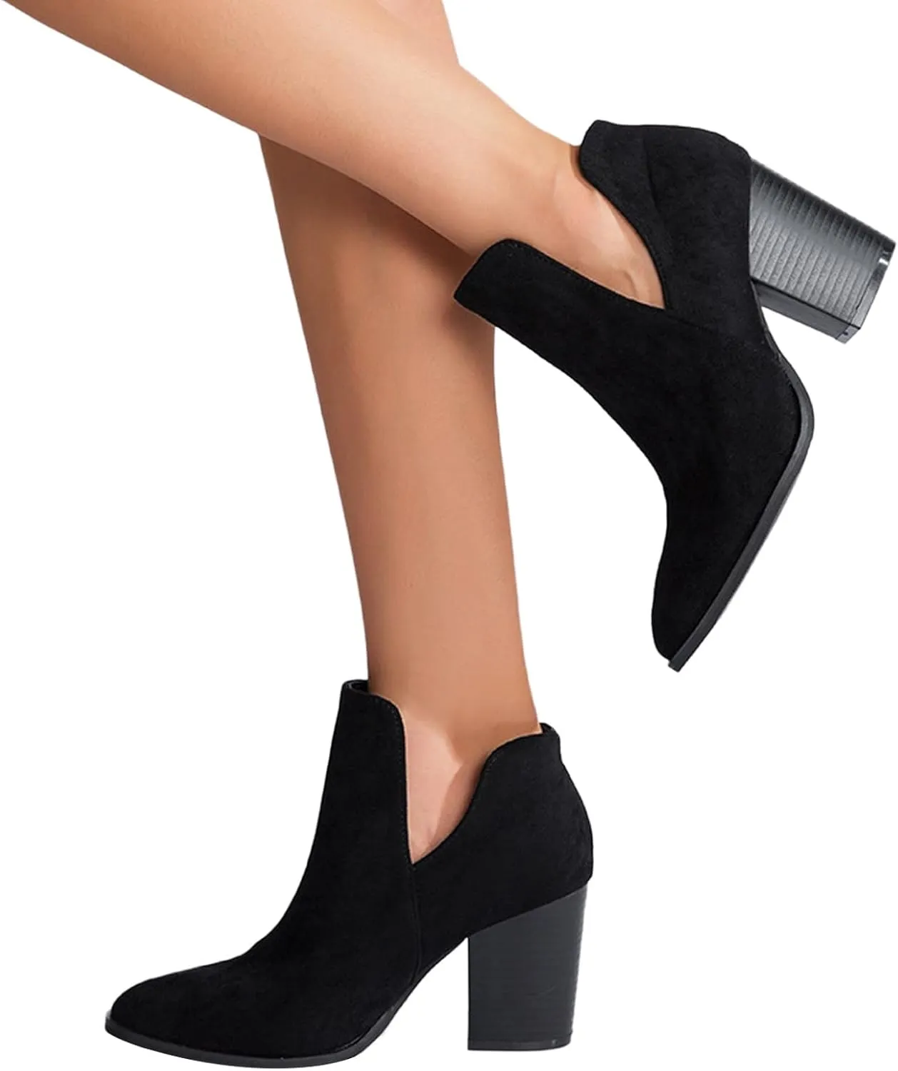 Gibobby Cowboy Boots for Women Square Toe Women Cowgirl Boots Ladies Retro Ankle Boots Embroidered Western Short Boots 52